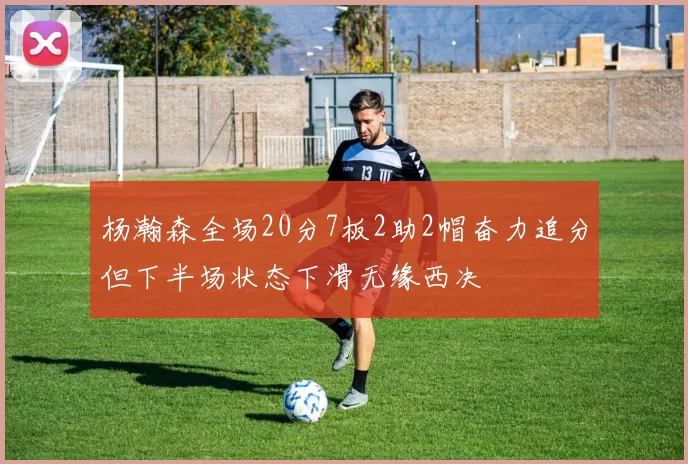 杨瀚森全场20分7板2助2帽奋力追分但下半场状态下滑无缘西决